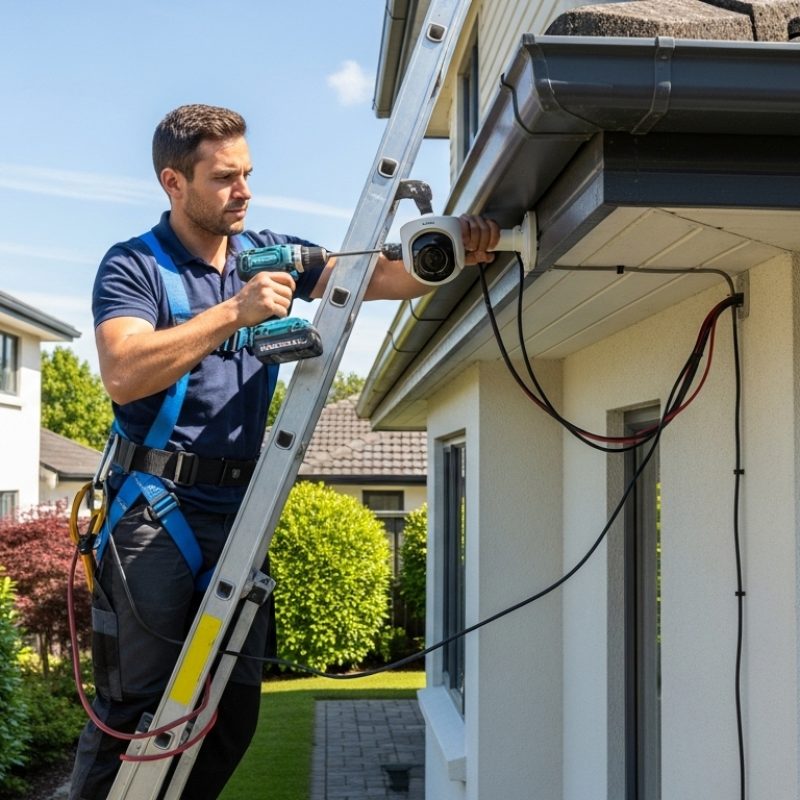 Long Distance IP Camera Installation 3o993953